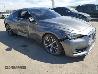 2018 Infiniti Q60 Luxe with VIN JN1EV7EL2JM390826, listed as a Copart auction lot 52806915 with 99,400 mi miles and Salvage title. Bid and sale history available at DreamBid. Image 4.