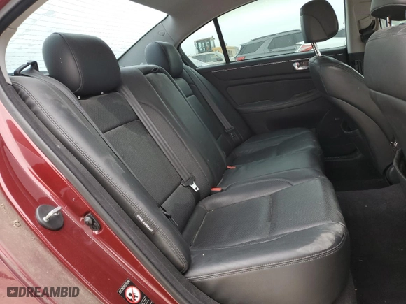 2010 Hyundai Genesis with VIN KMHGC4DF3AU101521, listed as a Copart auction lot 45555195 with 127,577 mi miles and Salvage Title. Bid and sale history available at carsss.com. Image 11.