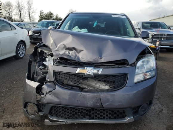 2012 Chevrolet Orlando 1LT with VIN KL77P2EM7CK587739, listed as a Copart auction lot 84156614 with 173909 miles and Salvage Title. Bid and sale history available at carsss.com. Image 5.