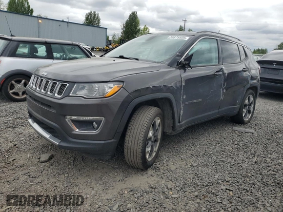 2019 Jeep Compass High Altitude с VIN 3C4NJDCB1KT791619, выставлен на аукционе Copart как лот 54875505 с пробегом 79 400 миль миль и Списание • Salvage title. История ставок и продаж доступна на DreamBid. Изображение 1.