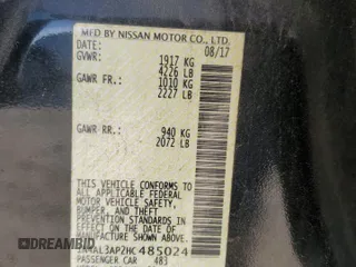 2017 Nissan Altima S z VIN 1N4AL3AP2HC485024, wystawiony jako Copart lot #54843695 z przebiegiem 164 001 mil mil oraz Szkoda całkowita • Salvage title. Historia ofert i sprzedaży dostępna na DreamBid. Obrazek 13.
