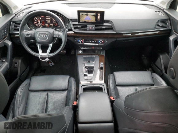 2018 Audi Q5 Premium Plus with VIN WA1BNAFY4J2208198, listed as a Copart auction lot 47483275 with 82,091 mi miles and Salvage Title. Bid and sale history available at DreamBid. Image 8.