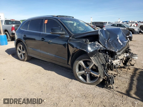 2014 Audi Q5 Premium Plus with VIN WA1DGAFP7EA010883, listed as a Copart auction lot 85812884 with Not provided miles and Salvage title. Bid and sale history available at DreamBid. Image 4.