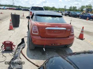 2014 MINI Cooper Coupe with VIN WMWSX1C53ET507902, listed as a Copart auction lot 64094884 with 0 mi miles and Salvage Title. Bid and sale history available at carsss.com. Image 6.