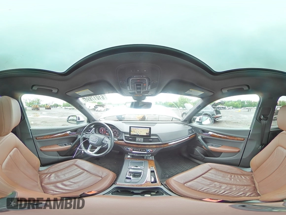 2018 Audi Q5 Premium Plus with VIN WA1BNAFY3J2082867, listed as a Copart auction lot 61017895 with 85,070 mi miles and Salvage title. Bid and sale history available at DreamBid. Image 15.