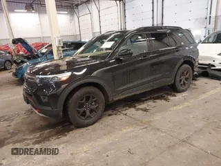 2023 Ford Explorer Timberline with VIN 1FMSK8JH6PGC33402, listed as a IAAI auction lot 41603847 with 19,477 mi miles. Bid and sale history available at carsss.com. Image 22.