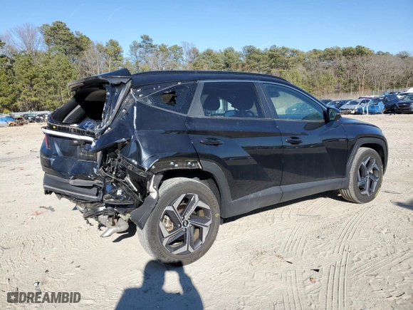 2022 Hyundai Tucson Hybrid SEL Convenience with VIN KM8JFCA13NU057459, listed as a Copart auction lot 47379035 with 11,674 mi miles and Salvage Title. Bid and sale history available at carsss.com. Image 3.