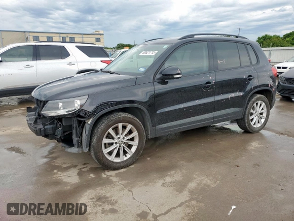 2017 Volkswagen Tiguan S with VIN WVGAV7AX4HK045724, listed as a Copart auction lot 60621715 with 64,004 mi miles and Salvage title. Bid and sale history available at DreamBid. Image 1.