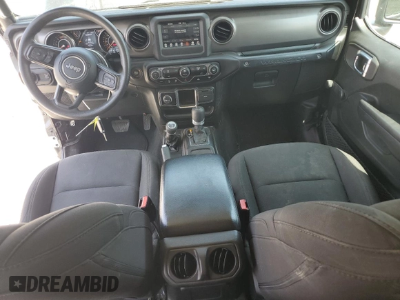 2023 Jeep Wrangler Willys with VIN 1C4HJXDN0PW631045, listed as a Copart auction lot 60109565 with 31,095 mi miles and Salvage title. Bid and sale history available at DreamBid. Image 8.