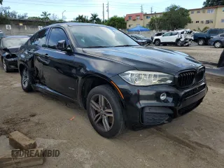 2015 BMW X6 xDrive35i with VIN 5UXKU2C50F0F94731, listed as a Copart auction lot 61715033 with 101,886 mi miles. Bid and sale history available at carsss.com. Image 4.
