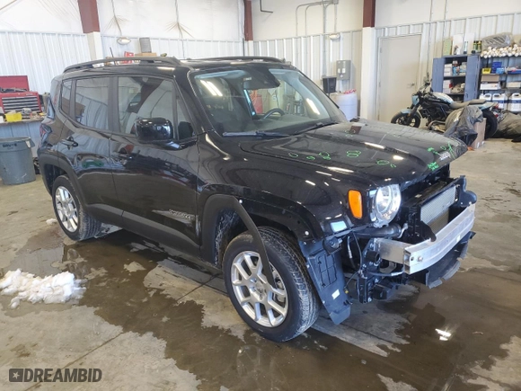 2021 Jeep Renegade Latitude with VIN ZACNJDBB8MPN36197, listed as a Copart auction lot 49674475 with 23,776 mi miles and Salvage Title. Bid and sale history available at carsss.com. Image 4.