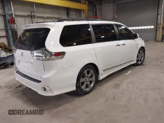2014 Toyota Sienna SE with VIN 5TDXK3DC7ES497390, listed as a IAAI auction lot 42037096 with 169,127 mi miles and . Bid and sale history available at DreamBid. Image 4.