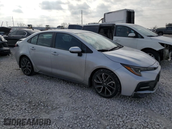 2021 Toyota Corolla SE with VIN 5YFS4MCE6MP088978, listed as a Copart auction lot 48662895 with 84,063 mi miles and Salvage Title. Bid and sale history available at carsss.com. Image 4.