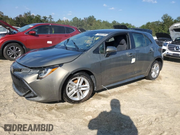 2020 Toyota Corolla Hatchback SE with VIN JTND4RBE0L3094866, listed as a Copart auction lot 73924134 with 0 mi miles and Non Repairable. Bid and sale history available at carsss.com. Image 1.