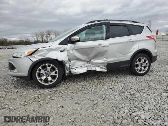 2013 Ford Escape SEL with VIN 1FMCU0H96DUC43102, listed as a Copart auction lot 53443585 with 136,813 mi miles and Salvage Title. Bid and sale history available at carsss.com. Image 1.