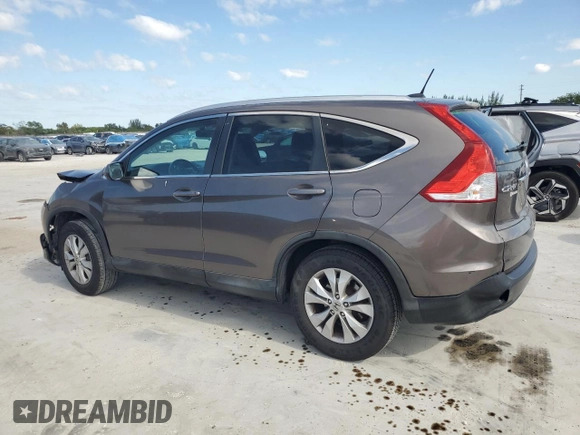 2014 Honda CR-V EX-L with VIN 2HKRM3H79EH512414, listed as a Copart auction lot 53262535 with 90,978 mi miles and Salvage Title. Bid and sale history available at carsss.com. Image 2.