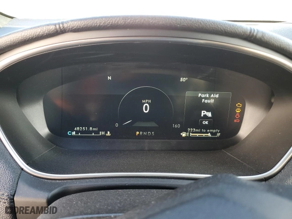 2019 Lincoln Nautilus Reserve with VIN 2LMPJ6LP7KBL51285, listed as a Copart auction lot 75770414 with 48,251 mi miles and Salvage Title. Bid and sale history available at carsss.com. Image 9.