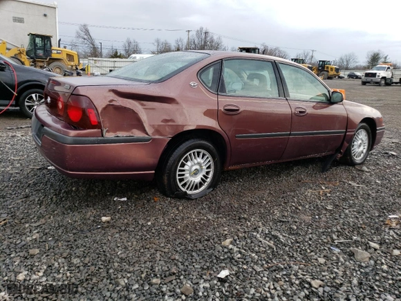 2000 Chevrolet Impala with VIN 2G1WF55K2Y9163971, listed as a Copart auction lot 47093875 with 65,951 mi miles and Salvage Title. Bid and sale history available at carsss.com. Image 3.