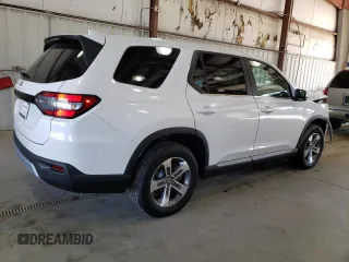 2025 Honda Pilot EX-L with VIN 5FNYG1H40SB037209, listed as a Copart auction lot 72162164 with 333 mi miles and Salvage Title. Bid and sale history available at carsss.com. Image 3.