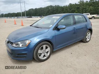 2017 Volkswagen Golf Wolfsburg Edition z VIN 3VW217AU5HM011937, wystawiony jako Copart lot #57408555 z przebiegiem 38 540 mil mil oraz Szkoda całkowita • Salvage title. Historia ofert i sprzedaży dostępna na DreamBid. Obrazek 1.