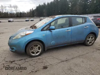 2012 Nissan LEAF SL with VIN JN1AZ0CP4CT024746, listed as a Copart auction lot 47123105 with 76,653 mi miles and Clean Title. Bid and sale history available at carsss.com. Image 1.