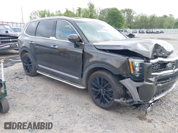 2020 Kia Telluride SX with VIN 5XYP54HC6LG077167, listed as a IAAI auction lot 41946475 with 128,319 mi miles and . Bid and sale history available at DreamBid. Image 1.