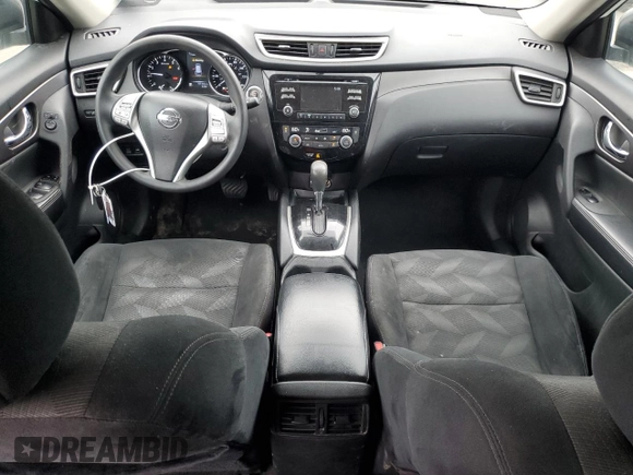2016 Nissan Rogue S z VIN 5N1AT2MM4GC912140, wystawiony jako Copart lot #58133605 z przebiegiem 155 185 mil mil oraz Szkoda całkowita • Salvage title. Historia ofert i sprzedaży dostępna na DreamBid. Obrazek 8.