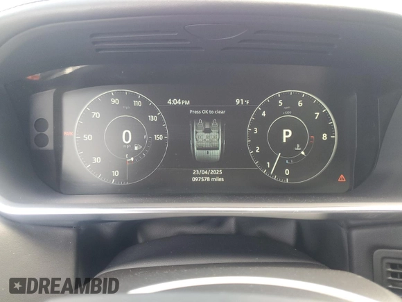 2017 Land Rover Range Rover Sport HSE Dynamic with VIN SALWV2FV4HA160133, listed as a Copart auction lot 54069585 with 97,578 mi miles and Salvage title. Bid and sale history available at DreamBid. Image 9.