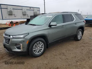 2023 Chevrolet Traverse LT z VIN 1GNEVHKW2PJ123866, wystawiony jako Copart lot #51302855 z przebiegiem 51 734 mil mil oraz Szkoda całkowita • Salvage title. Historia ofert i sprzedaży dostępna na DreamBid. Obrazek 1.