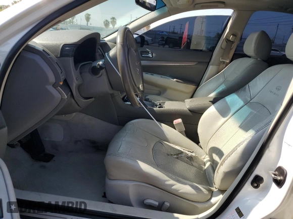 2011 Infiniti G25 Journey z VIN JN1DV6AP5BM601856, wystawiony jako Copart lot #56175945 z przebiegiem 263 344 mil mil oraz Szkoda całkowita • Salvage title. Historia ofert i sprzedaży dostępna na DreamBid. Obrazek 7.