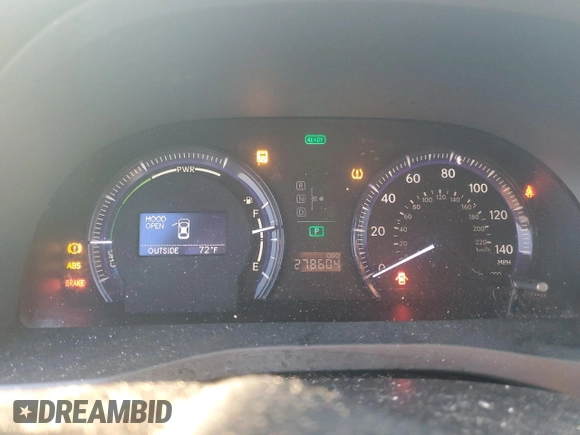 2010 Lexus HS 250h with VIN JTHBB1BA5A2011109, listed as a Copart auction lot 77573164 with 278,604 mi miles and Clean Title. Bid and sale history available at DreamBid. Image 9.