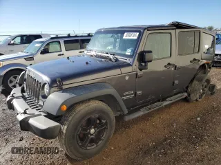 2016 Jeep Wrangler Unlimited Sport with VIN 1C4BJWDG4GL210206, listed as a Copart auction lot 80988164 with 101,544 mi miles and Salvage Title. Bid and sale history available at DreamBid. Image 1.