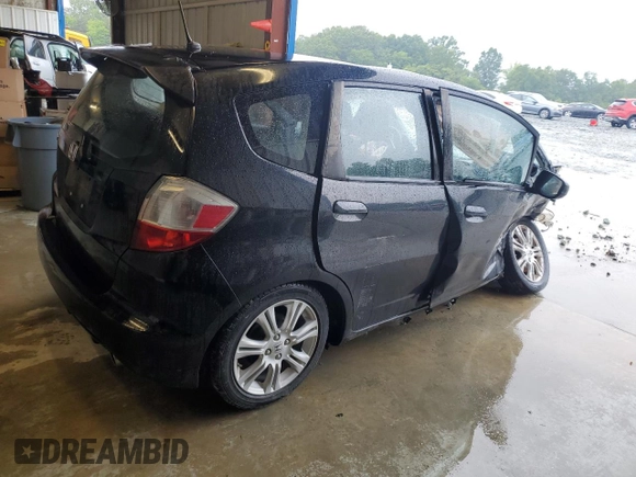 2010 Honda Fit Sport with VIN JHMGE8H48AS019874, listed as a Copart auction lot 58463765 with Not provided miles and Salvage title. Bid and sale history available at DreamBid. Image 3.