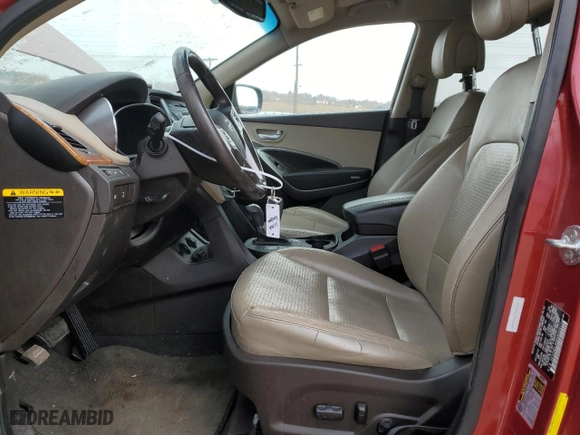 2013 Hyundai Santa Fe 2.0T Sport with VIN 5XYZUDLA0DG035077, listed as a Copart auction lot 45754335 with 124,952 mi miles and Salvage Title. Bid and sale history available at carsss.com. Image 7.