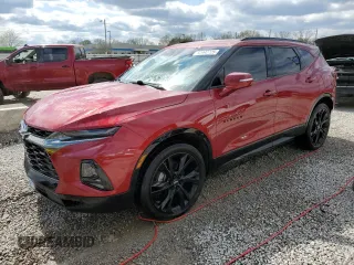 2020 Chevrolet Blazer RS z VIN 3GNKBERS4LS591927, wystawiony jako Copart lot #52992725 z przebiegiem 86 785 mil mil oraz Szkoda całkowita • Salvage title. Historia ofert i sprzedaży dostępna na DreamBid. Obrazek 1.