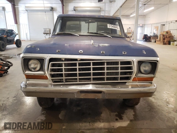 1978 Ford F-150 with VIN F14BLBG3054, listed as a Copart auction lot 51540845 with 21,560 mi miles and Clean title. Bid and sale history available at DreamBid. Image 5.