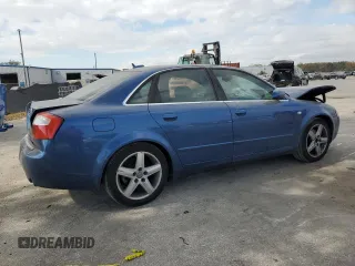 2005 Audi A4 3.0L with VIN WAULT68E85A021636, listed as a Copart auction lot 83424744 with 163,991 mi miles and Salvage Title. Bid and sale history available at carsss.com. Image 3.