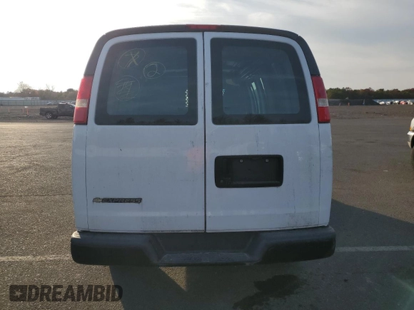 2019 Chevrolet Express Cargo with VIN 1GCWGAFP9K1175974, listed as a Copart auction lot 76817054 with 84,623 mi miles and Salvage title. Bid and sale history available at DreamBid. Image 6.