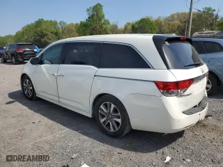 2015 Honda Odyssey Touring Elite with VIN 5FNRL5H96FB036607, listed as a Copart auction lot 54490625 with 91,171 mi miles and Salvage Title. Bid and sale history available at carsss.com. Image 2.