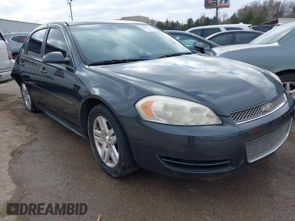 2014 Chevrolet Impala LT with VIN 2G1WB5E35E1123415, listed as a IAAI auction lot 41101111 with 129,870 mi miles and . Bid and sale history available at DreamBid. Image 1.