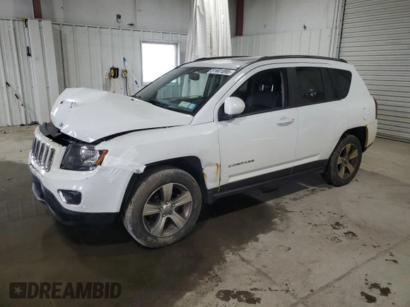 2017 Jeep Compass High Altitude with VIN 1C4NJDEB2HD193230, listed as a Copart auction lot 51601895 with 129,169 mi miles and Salvage Title. Bid and sale history available at carsss.com. Image 1.