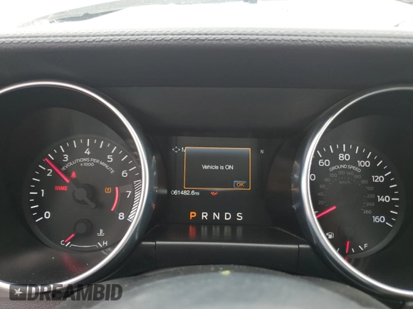 2023 Ford Mustang EcoBoost with VIN 1FATP8UH1P5103731, listed as a Copart auction lot 63158385 with 61,482 mi miles and Clean title. Bid and sale history available at DreamBid. Image 9.