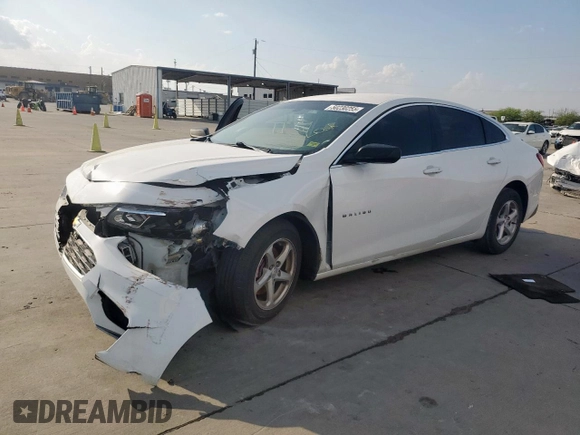 2018 Chevrolet Malibu LS with VIN 1G1ZB5ST0JF282864, listed as a Copart auction lot 50230255 with Not Provided miles and Salvage Title. Bid and sale history available at DreamBid. Image 1.