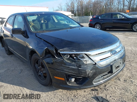 2010 Ford Fusion SE with VIN 3FAHP0HAIAR255551, listed as a IAAI auction lot 41854601 with 1 mi miles. Bid and sale history available at carsss.com. Image 6.
