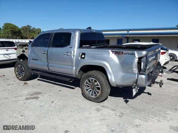 2021 Toyota Tacoma 2WD SR5 with VIN 3TMAZ5CN1MM153911, listed as a Copart auction lot 48010715 with 97,700 mi miles and Non Repairable. Bid and sale history available at carsss.com. Image 2.