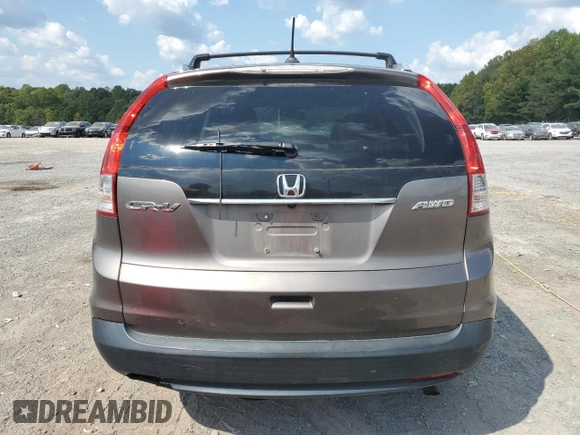 2012 Honda CR-V EX-L z VIN 5J6RM4H76CL062343, wystawiony jako Copart lot #43614745 z przebiegiem Nie podano mil oraz Szkoda całkowita • Salvage title. Historia ofert i sprzedaży dostępna na DreamBid. Obrazek 6.