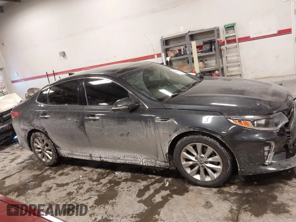 2018 Kia Optima LX with VIN 5XXGT4L30JG241236, listed as a IAAI auction lot 41612332 with 73,494 mi miles. Bid and sale history available at carsss.com. Image 13.