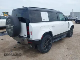 2023 Land Rover Defender X-Dynamic SE с VIN SALE27EUXP2114986, выставлен на аукционе IAAI как лот 42302857 с пробегом 29 384 миль миль и . История ставок и продаж доступна на DreamBid. Изображение 4.