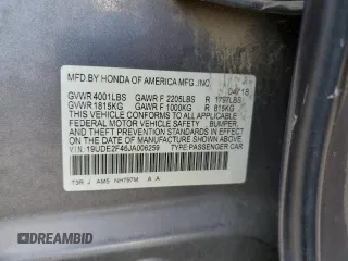 2018 Acura ILX Special Edition with VIN 19UDE2F46JA006259, listed as a Copart auction lot 58769425 with 161,115 mi miles and Salvage title. Bid and sale history available at DreamBid. Image 12.