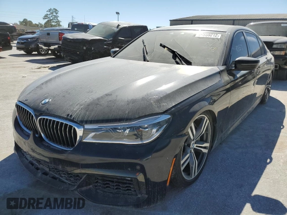 2019 BMW 7 Series 750i xDrive with VIN WBA7F2C50KB240590, listed as a Copart auction lot 64859212 with 10,157 mi miles. Bid and sale history available at carsss.com. Image 2.